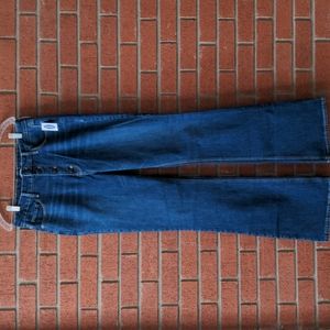 Old Navy Flare Extra High Rise Button Fly Jeans Size 12 Tall